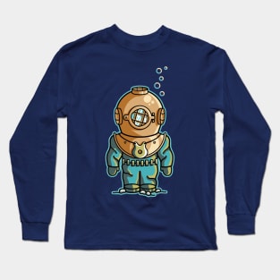 Cute Deep Sea Diver Long Sleeve T-Shirt